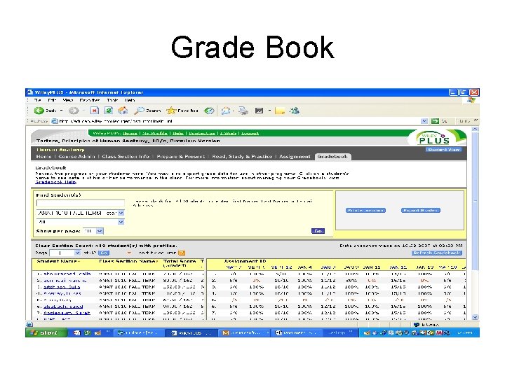 Grade Book 