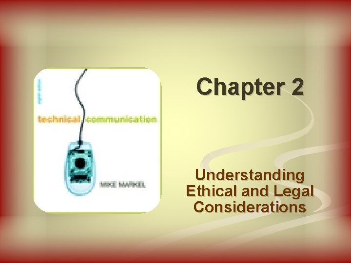 Chapter 2 Understanding Ethical and Legal Considerations 