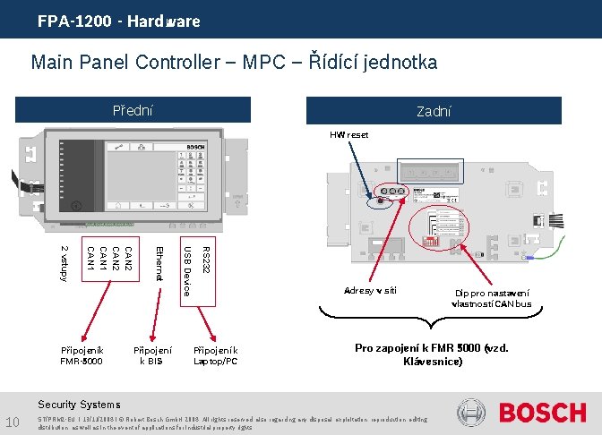 FPA1200 stedna ady FPA1200 Security Systems 1 STPRM