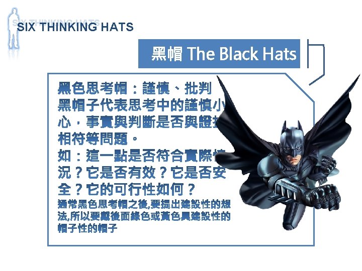 SIX THINKING HATS 黑帽 The Black Hats 