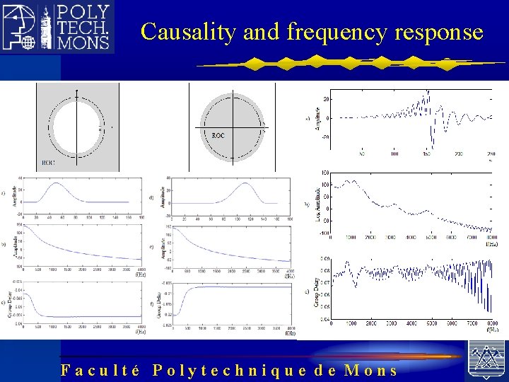 Causality and frequency response Faculté Polytechnique de Mons 