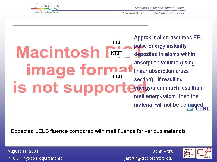 FEE NEH Approximation assumes FEL pulse energy instantly deposited in atoms within absorption volume