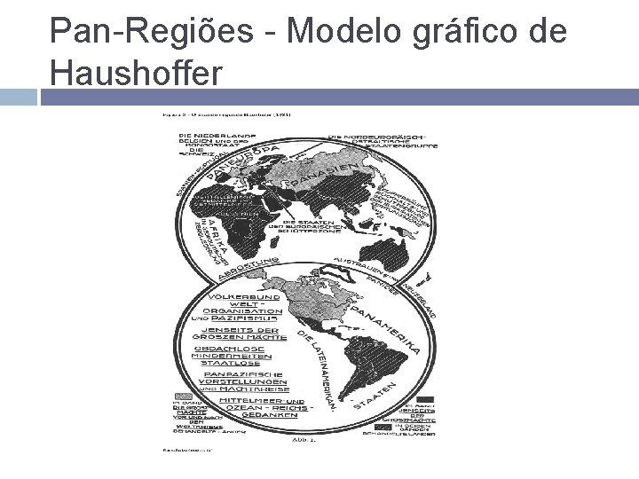 Pan-Regiões - Modelo gráfico de Haushoffer 