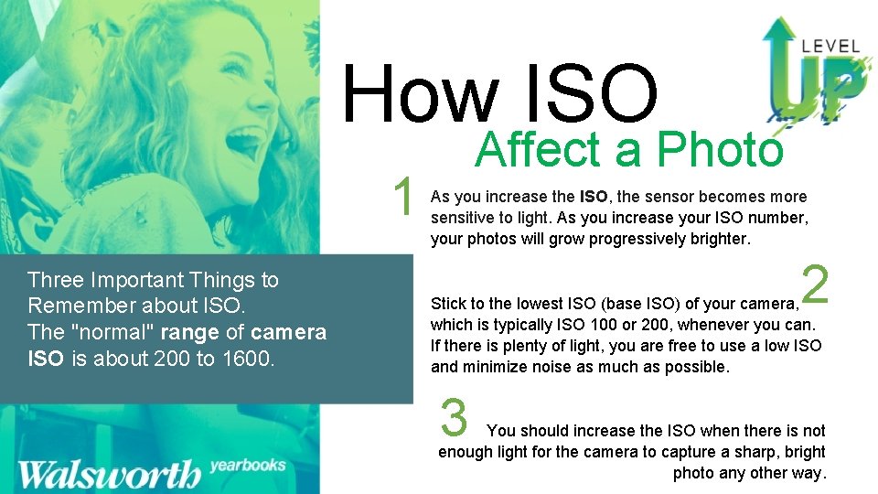 How ISO 1 Three Important Things to Remember about ISO. The "normal" range of How ISO 1 Three Important Things to Remember about ISO. The "normal" range of