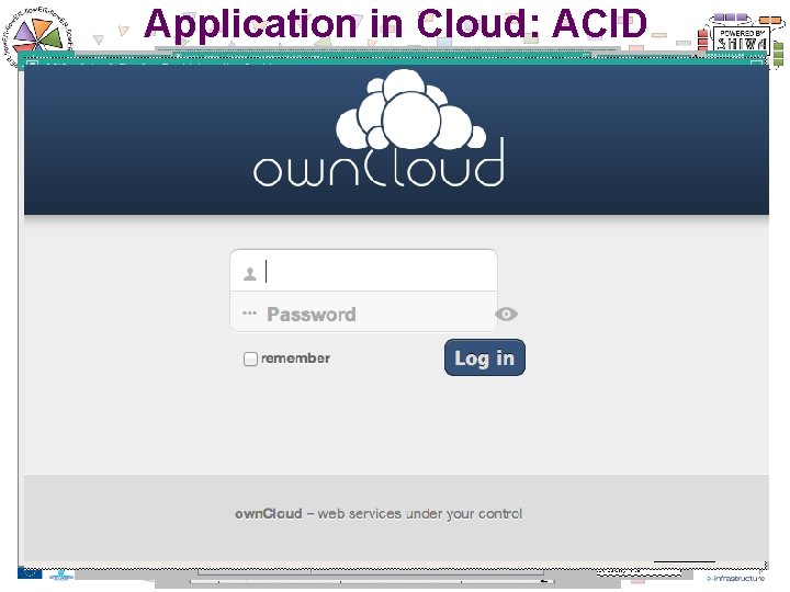 Application in Cloud: ACID 