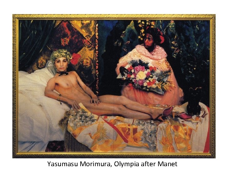 Yasumasu Morimura, Olympia after Manet 