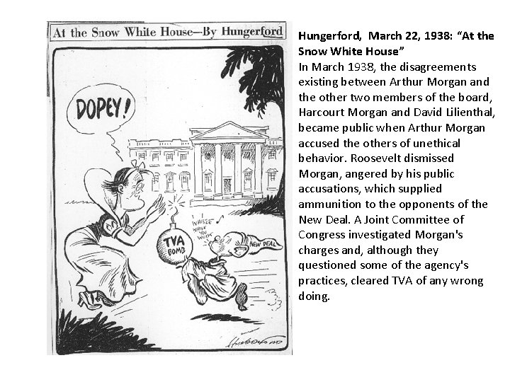 Hungerford, March 22, 1938: “At the Snow White House” In March 1938, the disagreements