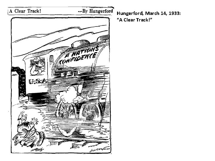 Hungerford, March 14, 1933: “A Clear Track!” 