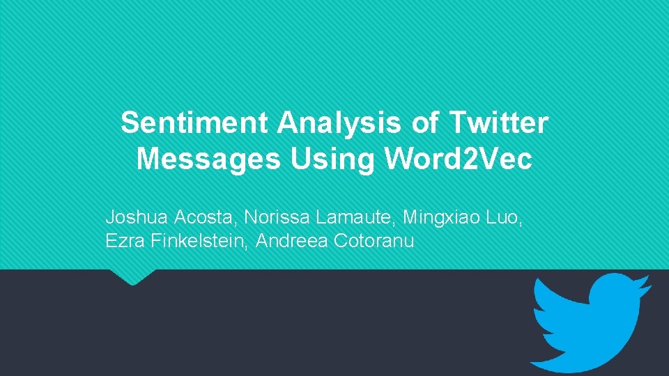 Sentiment Analysis of Twitter Messages Using Word 2