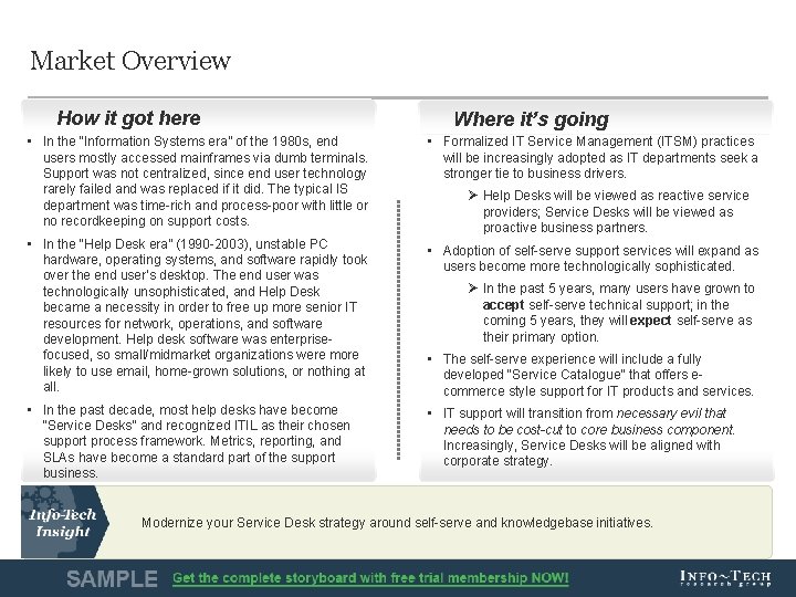 Market Overview How it got here Where it’s going • In the “Information Systems Market Overview How it got here Where it’s going • In the “Information Systems