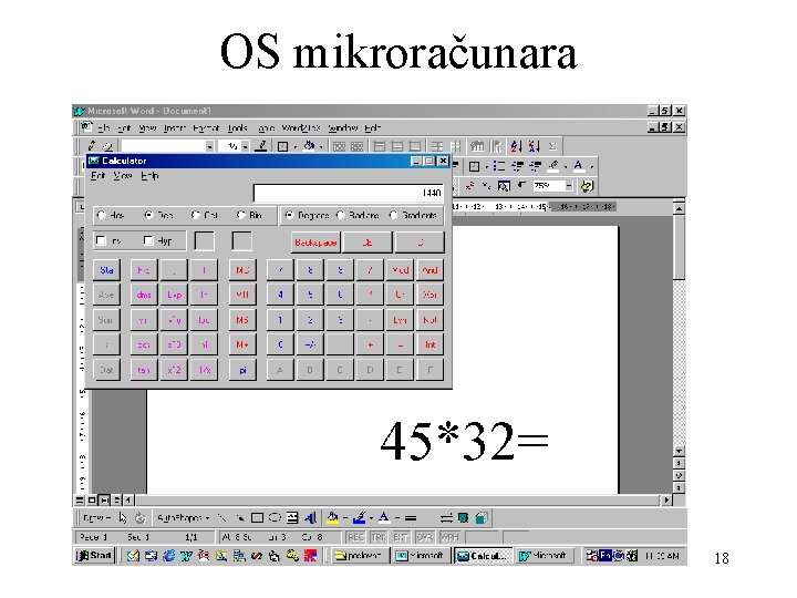 OS mikroračunara 18 