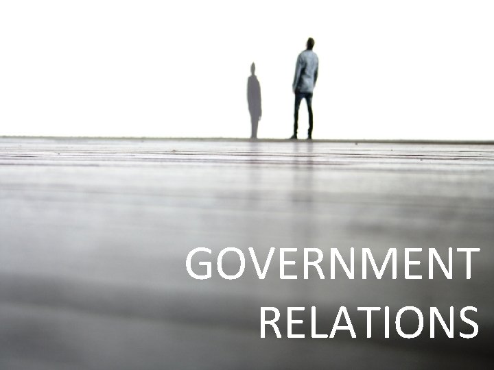 GOVERNMENT RELATIONS 