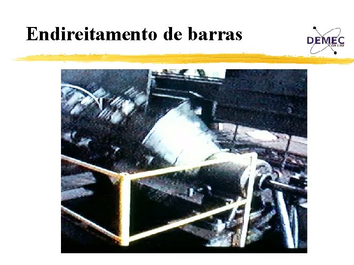 Endireitamento de barras 