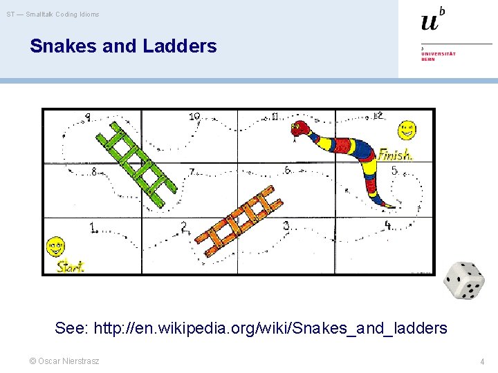 ST — Smalltalk Coding Idioms Snakes and Ladders See: http: //en. wikipedia. org/wiki/Snakes_and_ladders ©