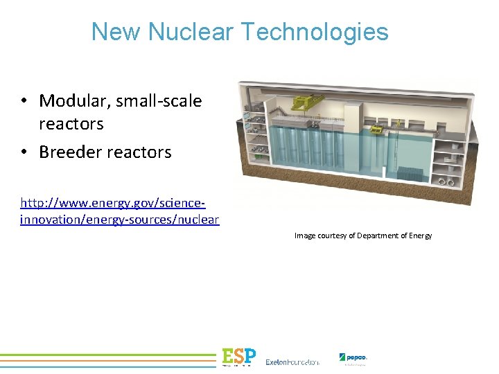 New Nuclear Technologies • Modular, small-scale reactors • Breeder reactors http: //www. energy. gov/scienceinnovation/energy-sources/nuclear