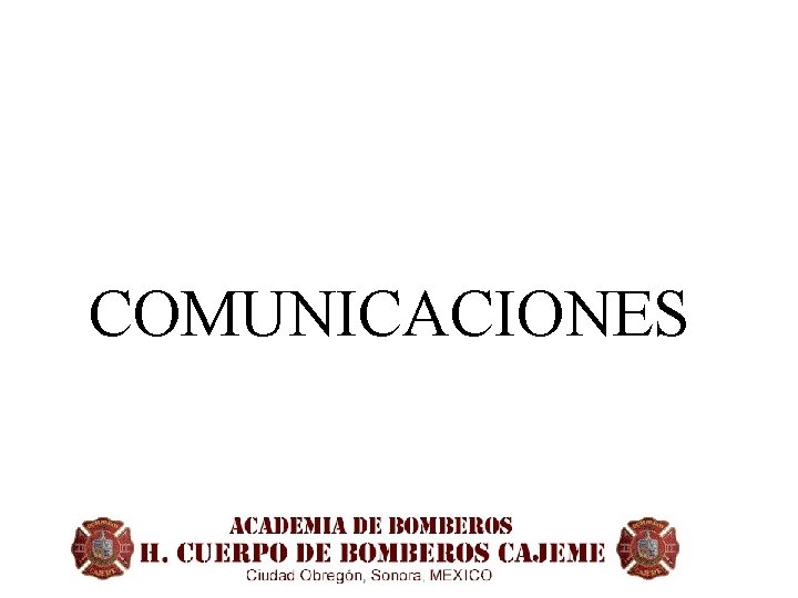 COMUNICACIONES 