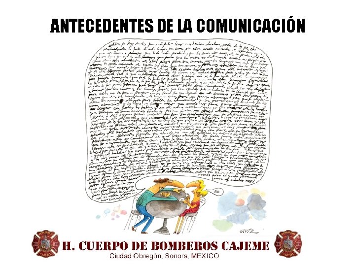 ANTECEDENTES DE LA COMUNICACIÓN 