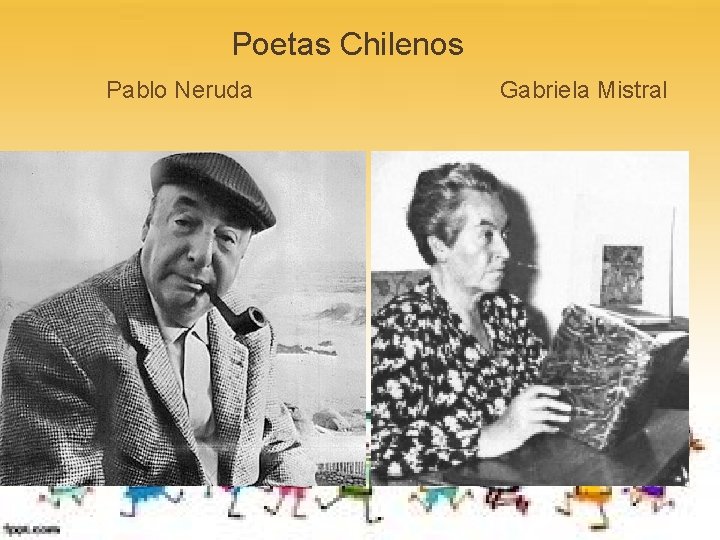 Poetas Chilenos Pablo Neruda Gabriela Mistral 