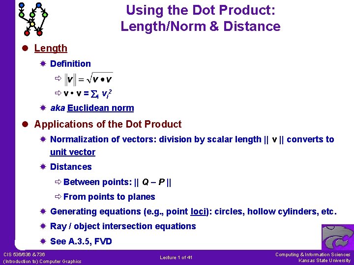 Lecture 1 Of 41 Computer Graphics Cg Basics