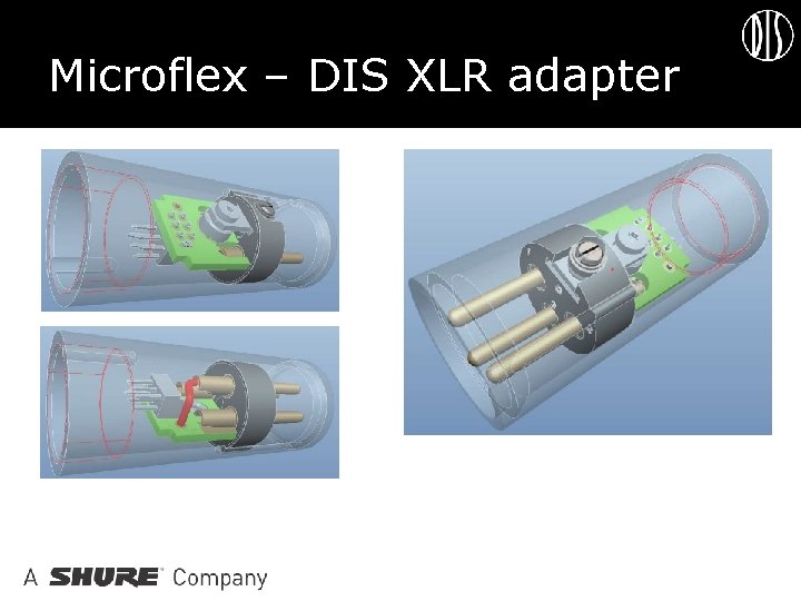 Microflex – DIS XLR adapter 