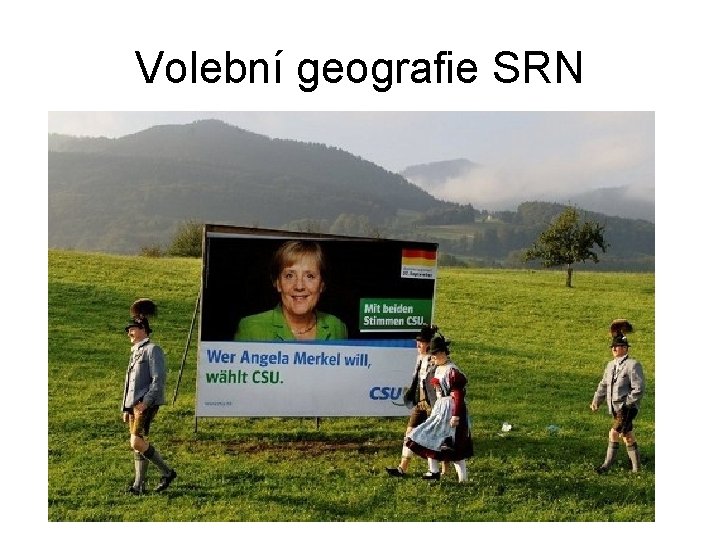 Volební geografie SRN 