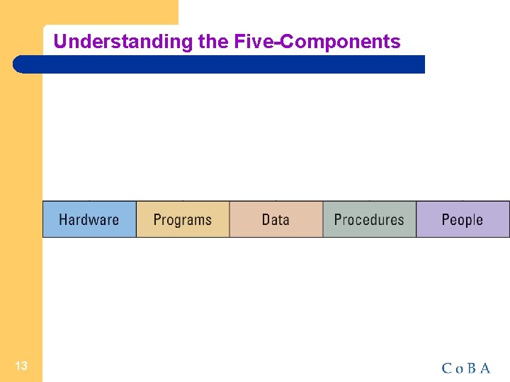 Understanding the Five-Components 13 