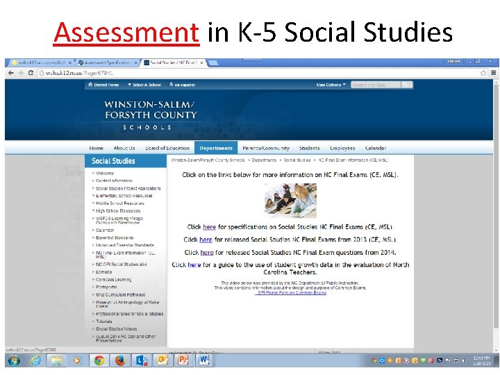 Assessment in K-5 Social Studies 
