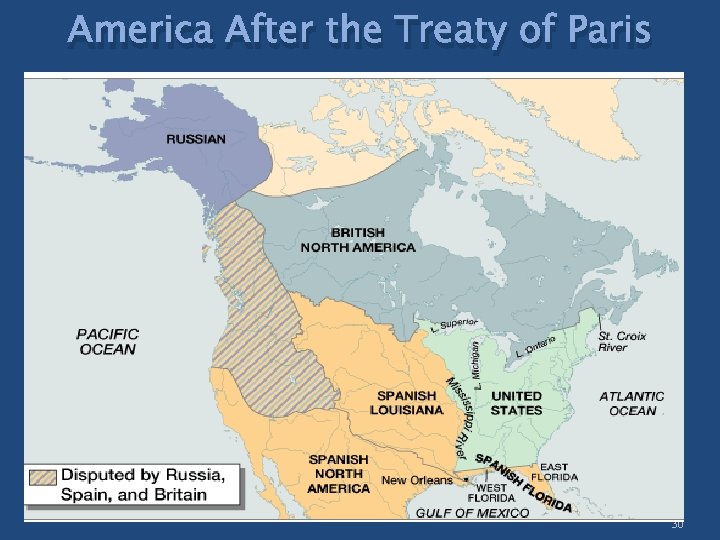 America After the Treaty of Paris 30 