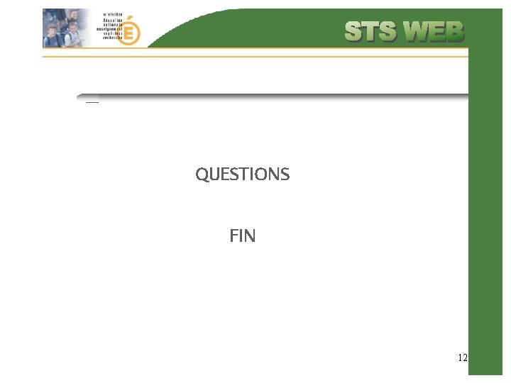 QUESTIONS FIN 12 