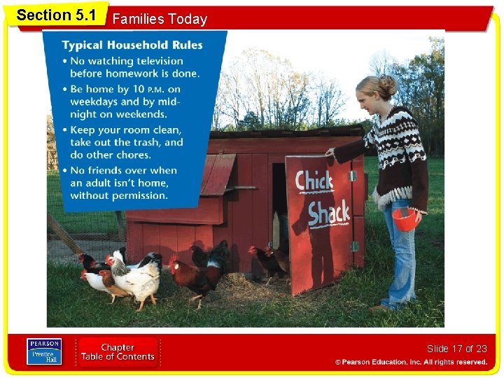 Section 5. 1 Families Today Slide 17 of 23 