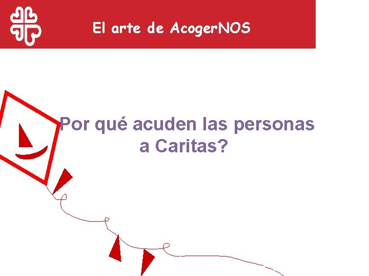 El arte de Acoger. NOS ¿Por qué acuden las personas a Caritas? 