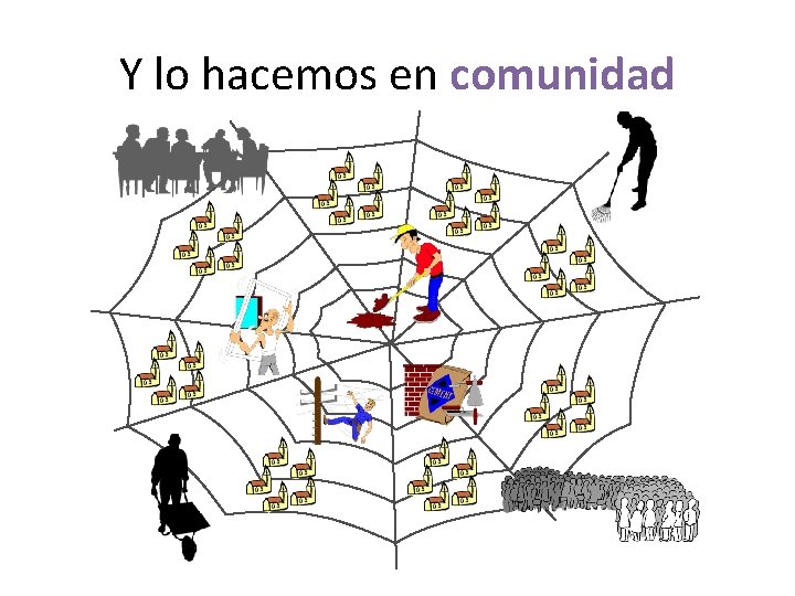 Y lo hacemos en comunidad 