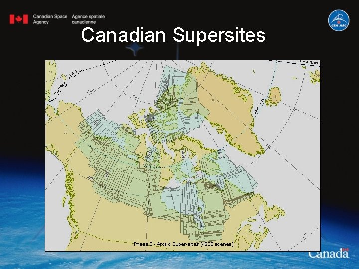 Canadian Supersites Phase 3 - Arctic Super-sites (4038 scenes) 