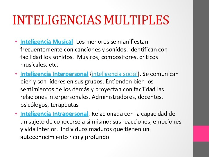 HOWARD GARDNER LA TEORA DE LAS INTELIGENCIAS MLTIPLES