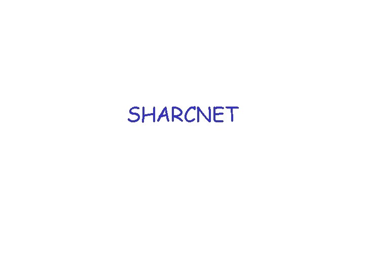 SHARCNET 