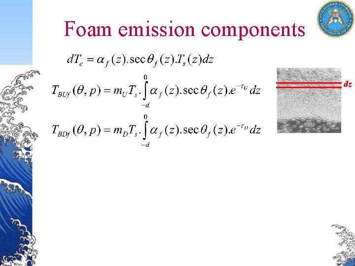 Foam emission components dz 