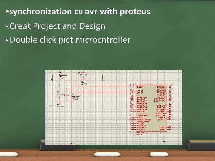  • synchronization cv avr with proteus • Creat Project and Design • Double