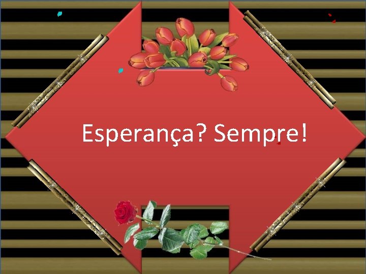 Esperança? Sempre! 