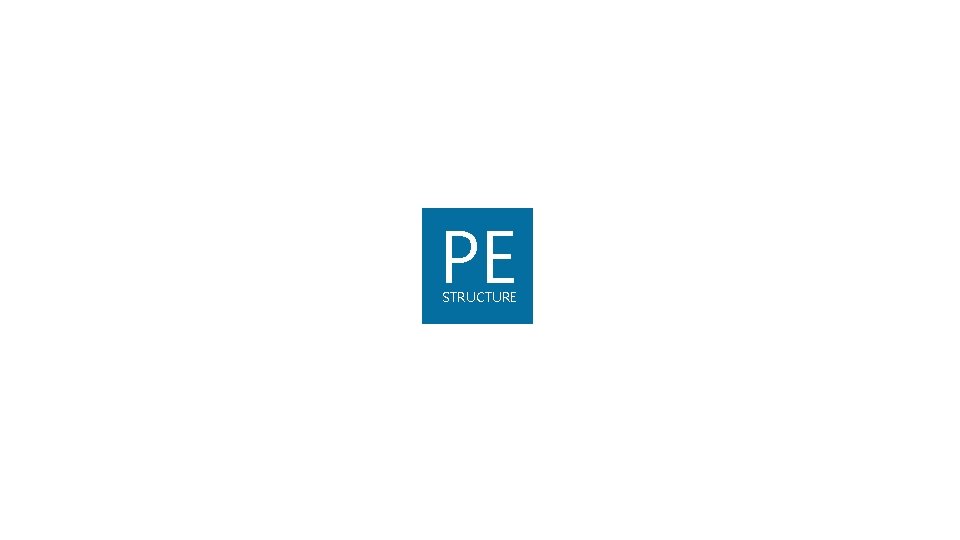 PE STRUCTURE PE STRUCTURE