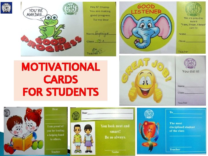 MOTIVATIONAL CARDS FOR STUDENTS MOTIVATIONAL CARDS FOR STUDENTS