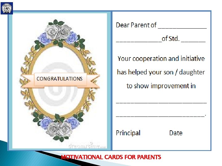MOTIVATIONAL CARDS FOR PARENTS MOTIVATIONAL CARDS FOR PARENTS