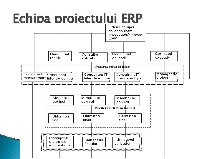 Echipa proiectului ERP 