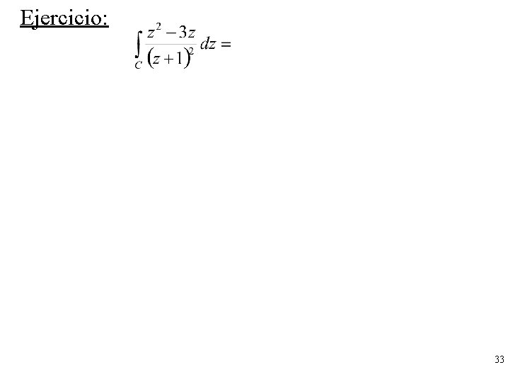 Ejercicio: 33 