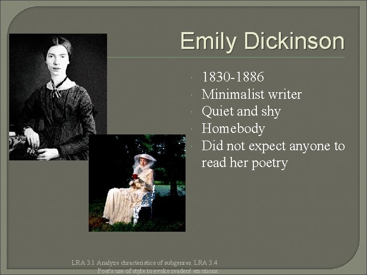 Реферат: Emily Dickinson Emotion And Imagery Through Simplicity