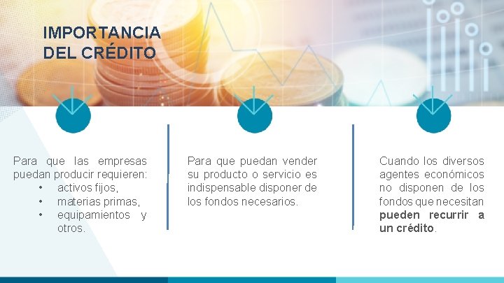 IMPORTANCIA DEL CRÉDITO Para que las empresas puedan producir requieren: • activos fijos, •