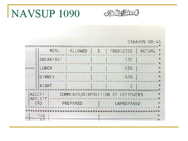 NAVSUP 1090 