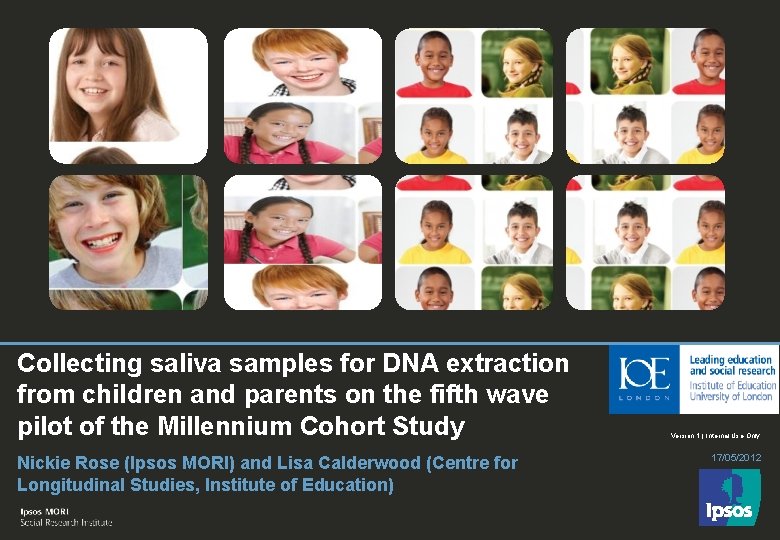 1 Collecting saliva samples for DNA extraction from children and parents on the fifth
