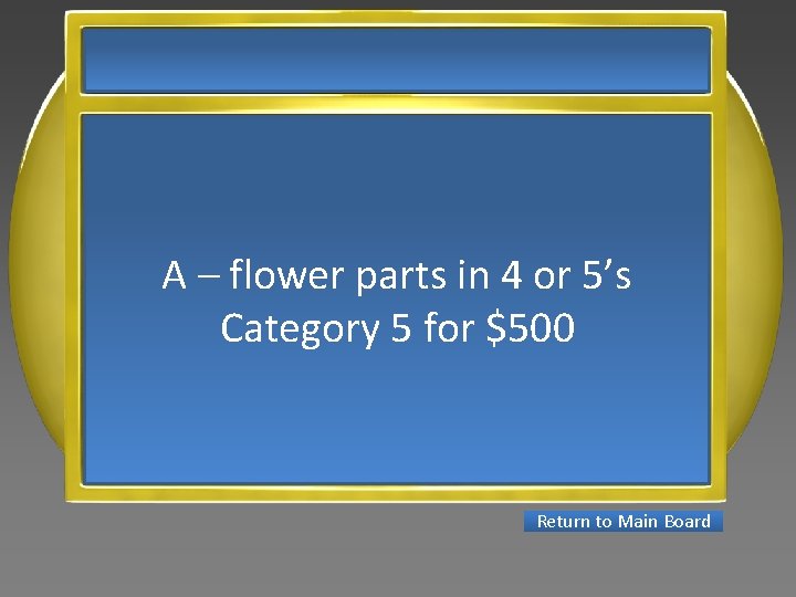 A – flower parts in 4 or 5’s Category 5 for $500 Return to