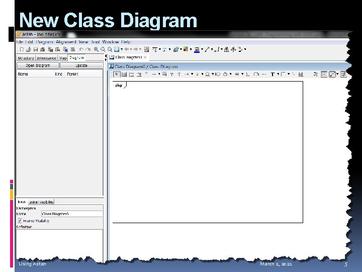 New Class Diagram Using Astah March 2, 2021 5 