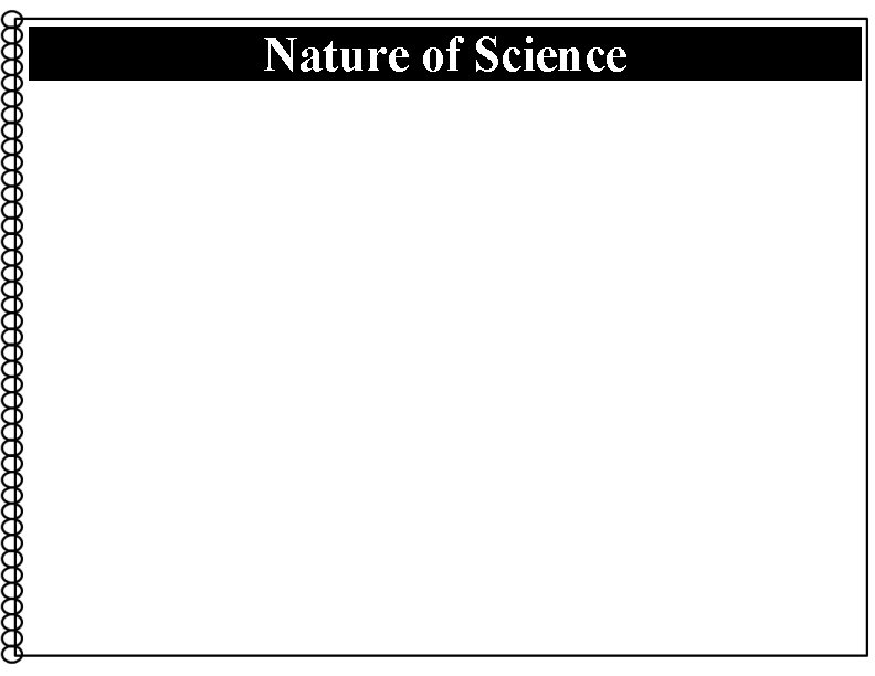 Nature of Science 